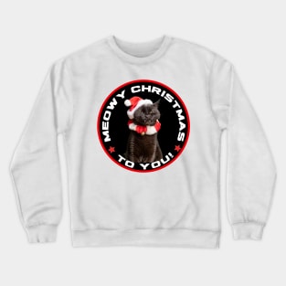 SCARY MEOWY CHRISTMAS Crewneck Sweatshirt